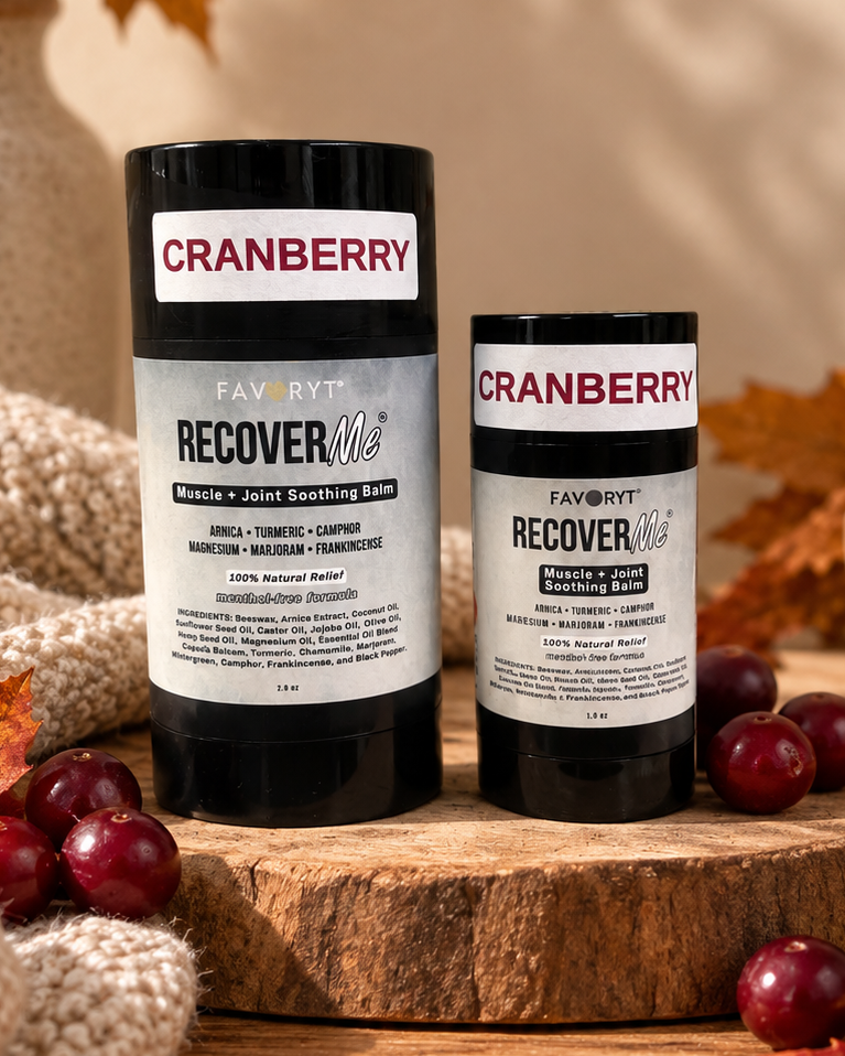 Cranberry RecoverMe Joint and Muscle Soothing Balm, Mini Stick