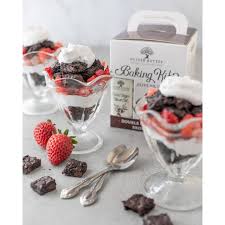 Sutter Buttes Double Chocolate Brownie Baking Kit with serving suggestions