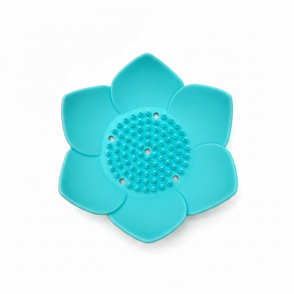 Shower Steamer Tray - Lotus - Flexible Silicone Soap Tray