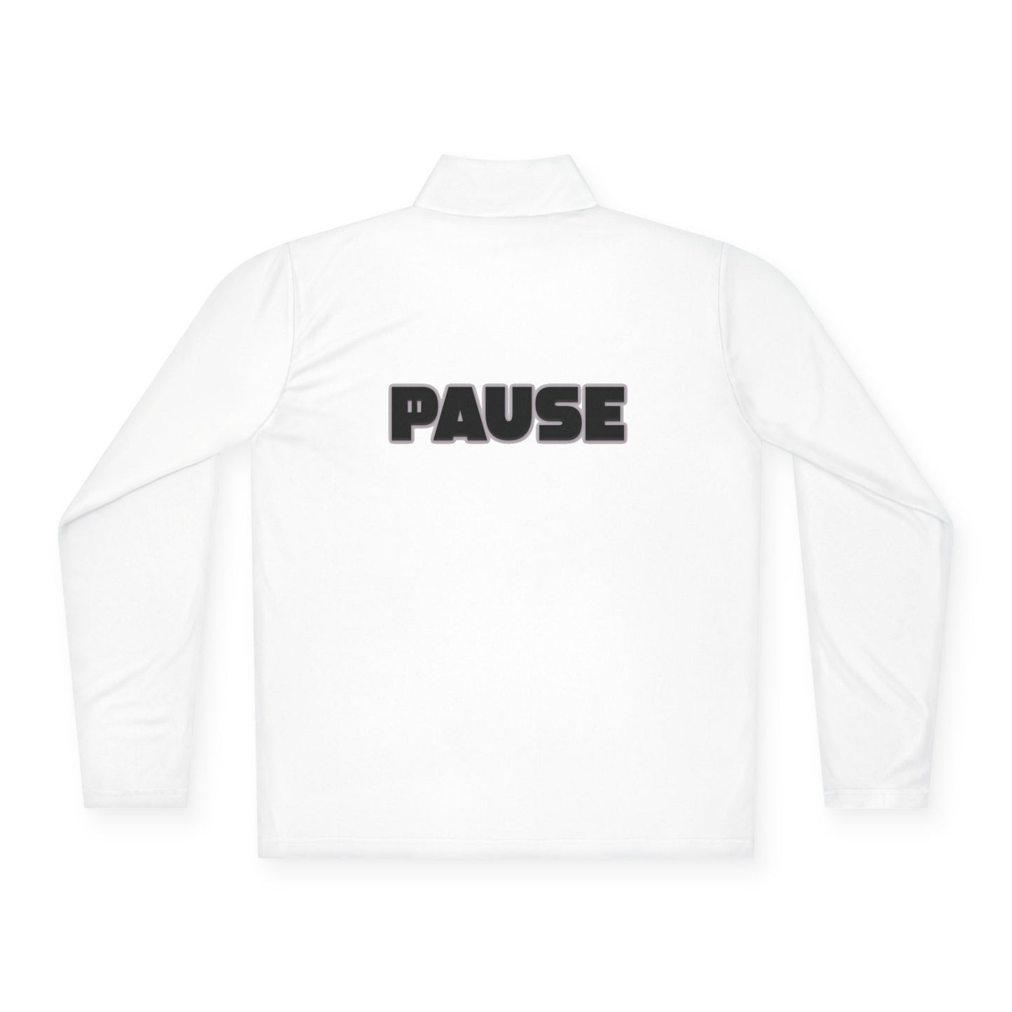 Pause Unisex Quarter-Zip Pullover - Relaxed Fit Casual Wear