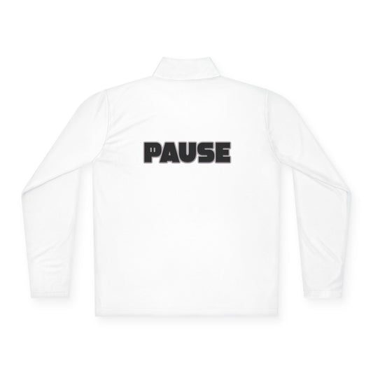 Pause Unisex Quarter-Zip Pullover - Relaxed Fit Casual Wear