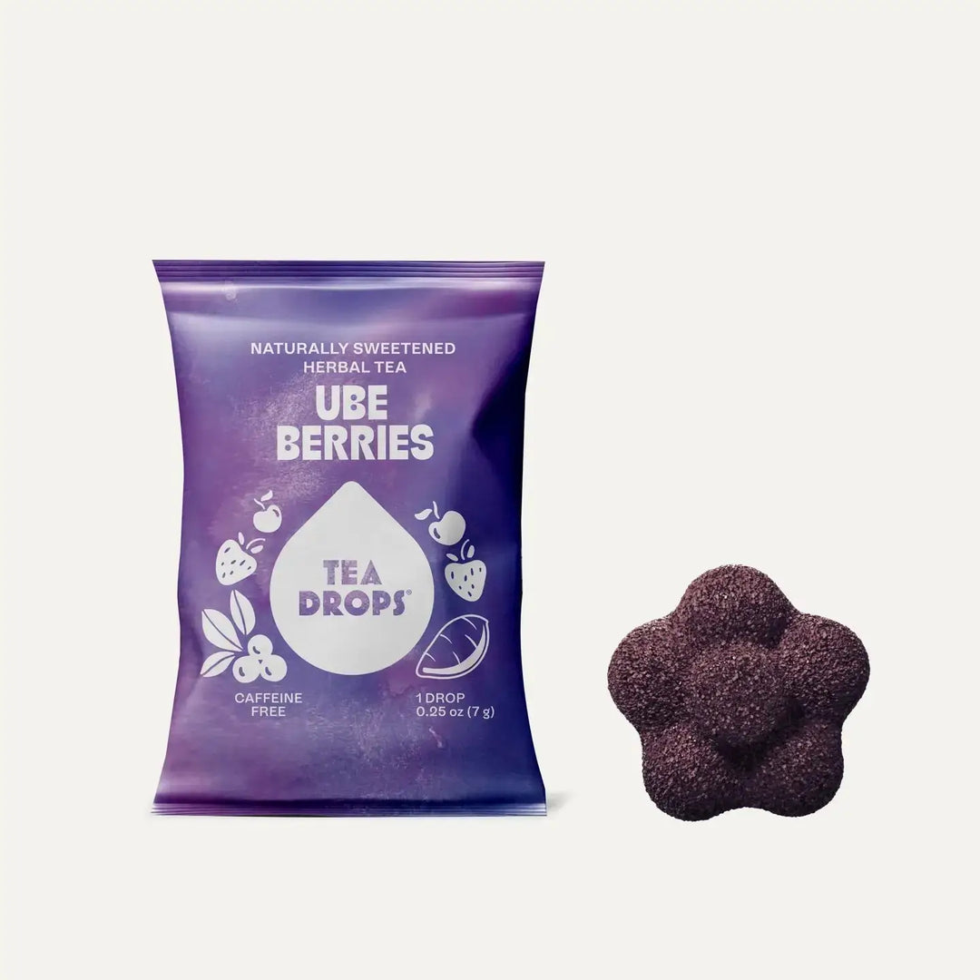 Ube Berrie Tea Box – 10 Organic Tea Drops