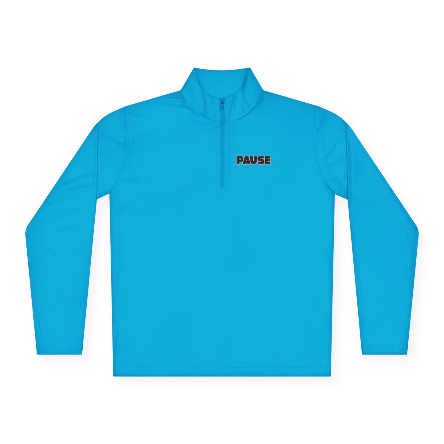Pause Unisex Quarter-Zip Pullover - Relaxed Fit Casual Wear