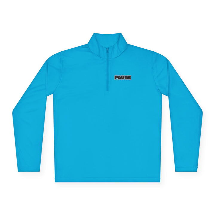 Pause Unisex Quarter-Zip Pullover - Relaxed Fit Casual Wear