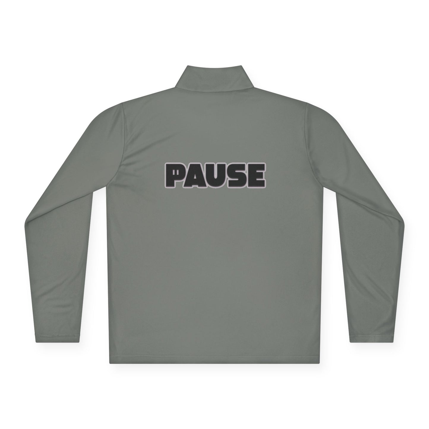 Pause Unisex Quarter-Zip Pullover - Relaxed Fit Casual Wear