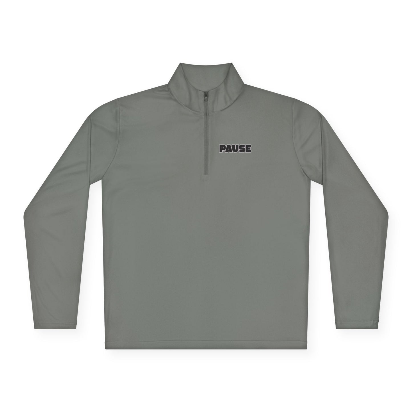 Pause Unisex Quarter-Zip Pullover - Relaxed Fit Casual Wear
