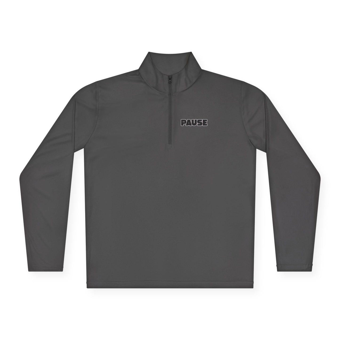 Pause Unisex Quarter-Zip Pullover - Relaxed Fit Casual Wear