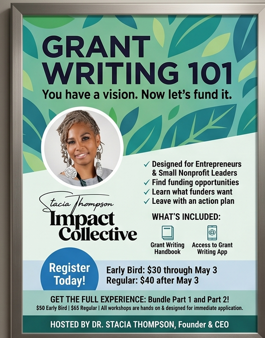 Grant Writing 101 - In Person