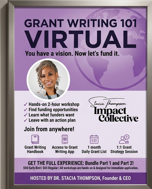 Grant Writing 101 - Virtual