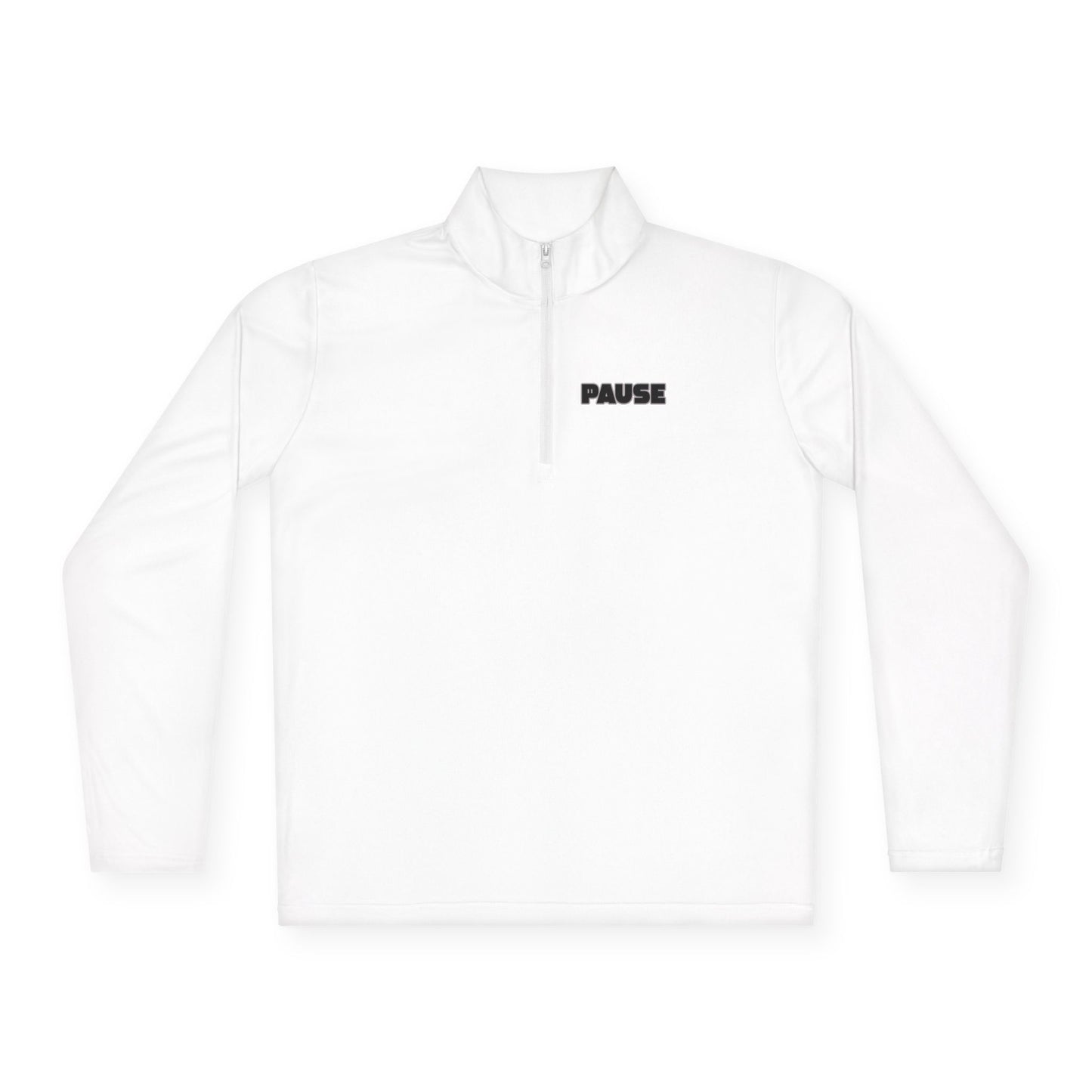 Pause Unisex Quarter-Zip Pullover - Relaxed Fit Casual Wear