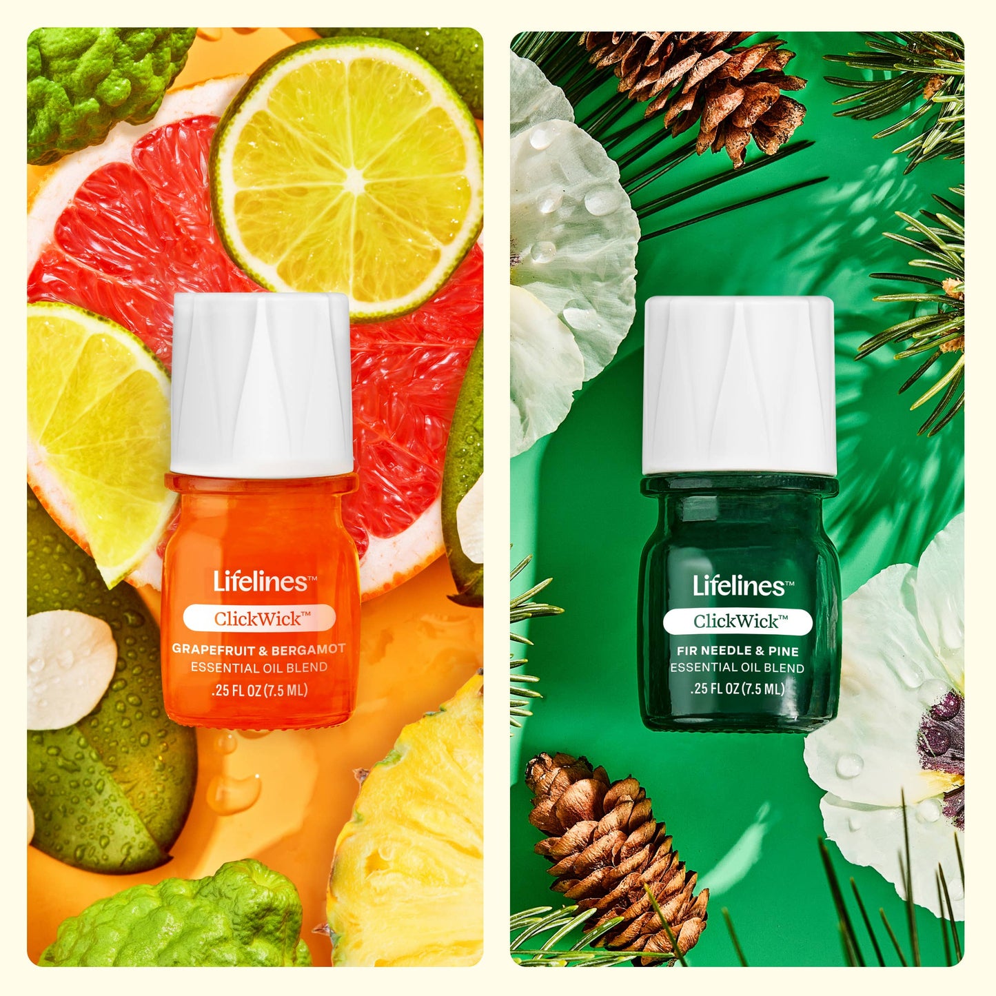 ClickWick™  Essential Oils Refills  4-pk Discovery Scents