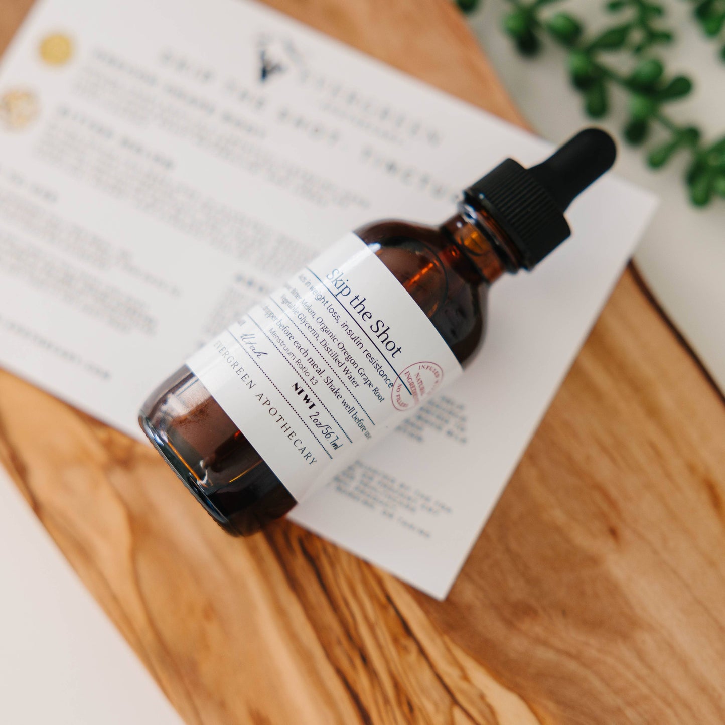 Skip the Shot (Aids in Weight Loss) Herbal Tincture