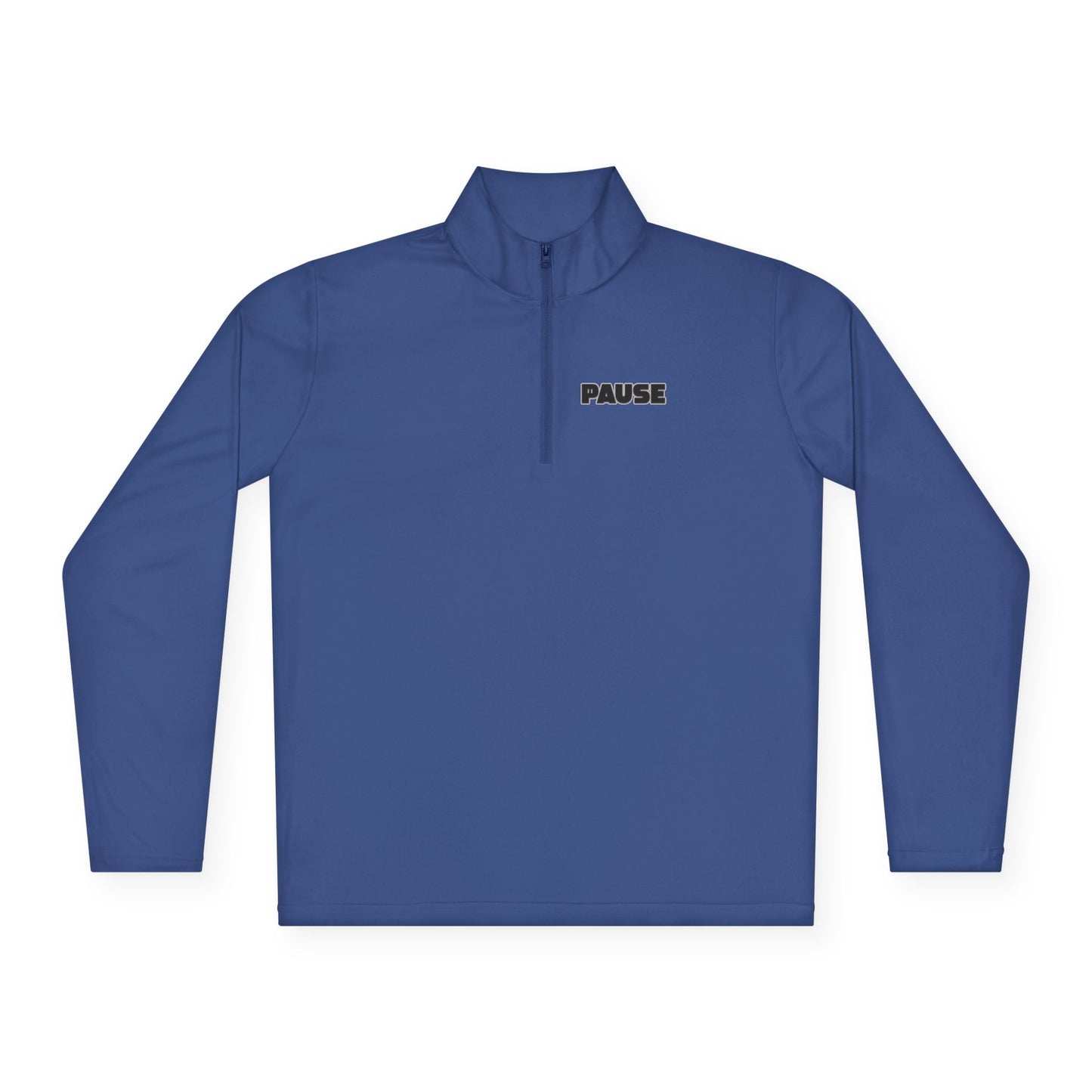 Pause Unisex Quarter-Zip Pullover - Relaxed Fit Casual Wear