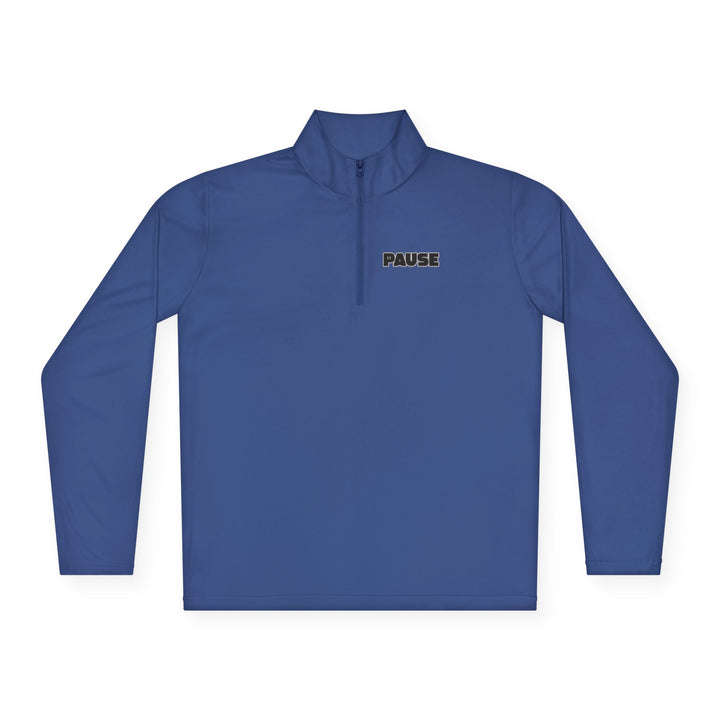 Pause Unisex Quarter-Zip Pullover - Relaxed Fit Casual Wear