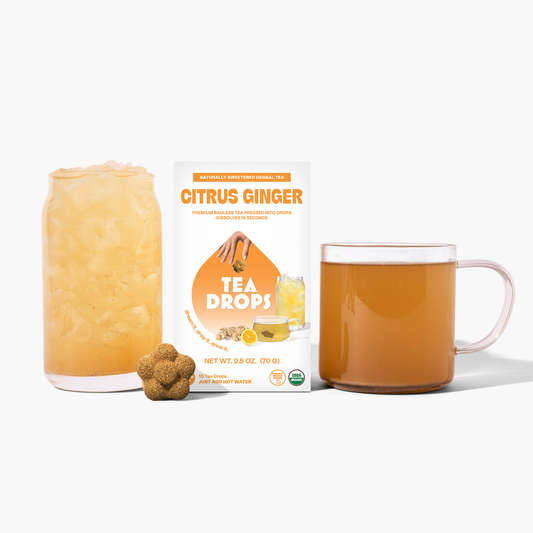 Citrus Ginger Tea Box- 10 Organic Tea Drops