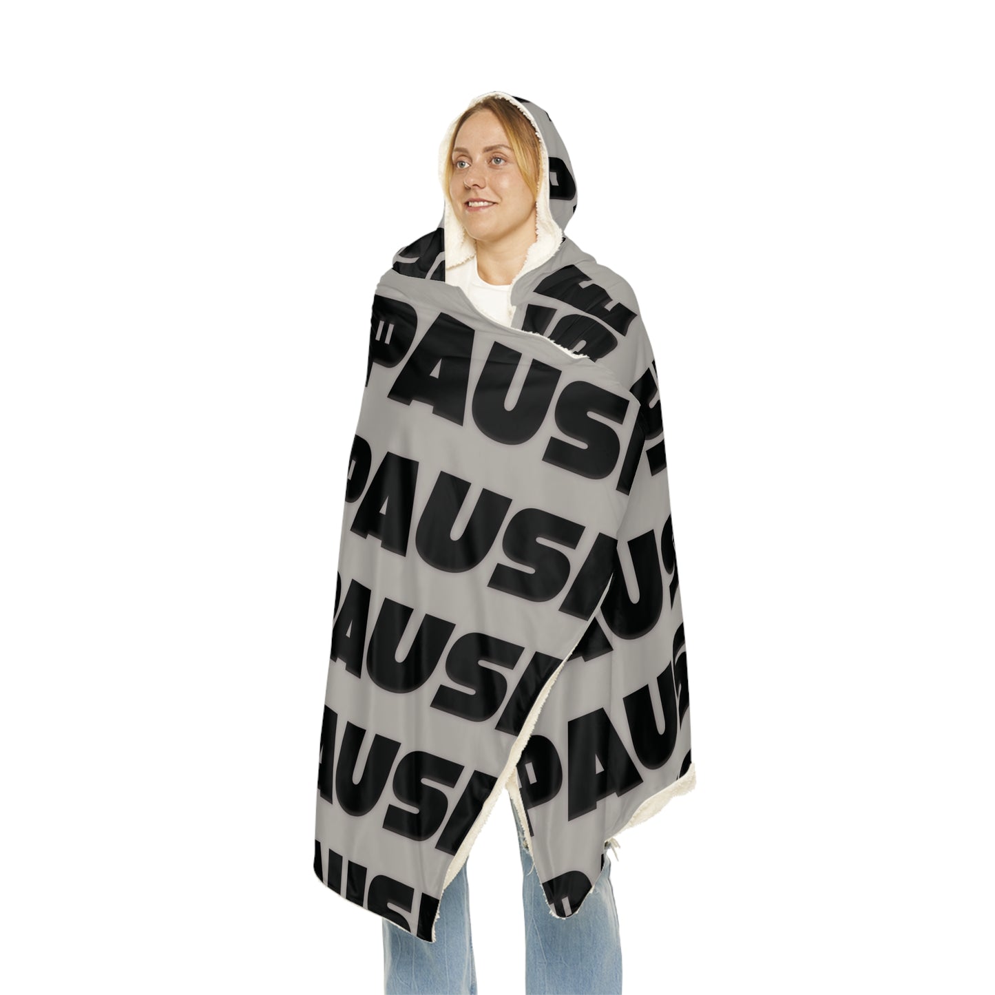 Cozy Pause Blanket – Oversized Hooded Snuggle Blanket for Relaxation