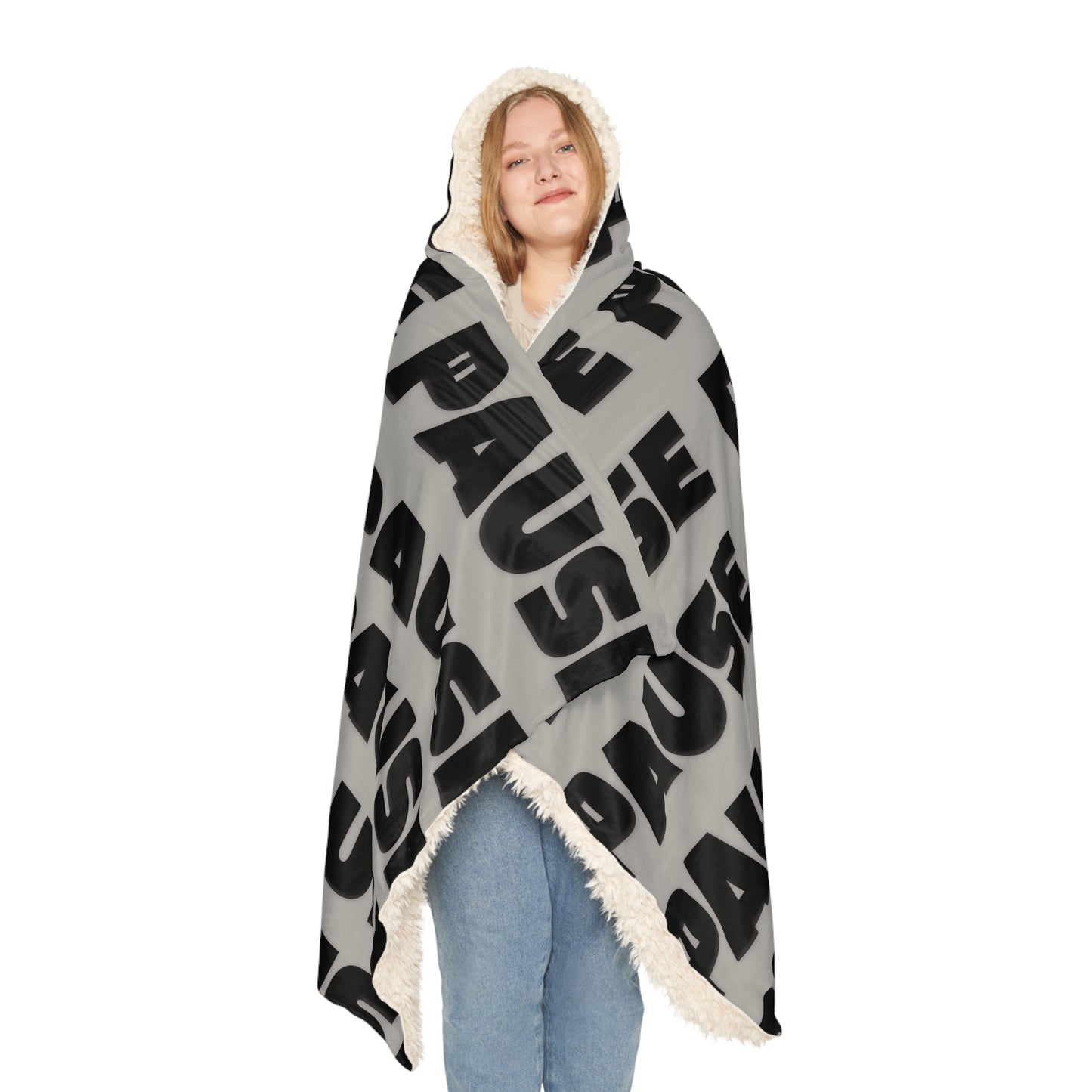 Cozy Pause Blanket – Oversized Hooded Snuggle Blanket for Relaxation