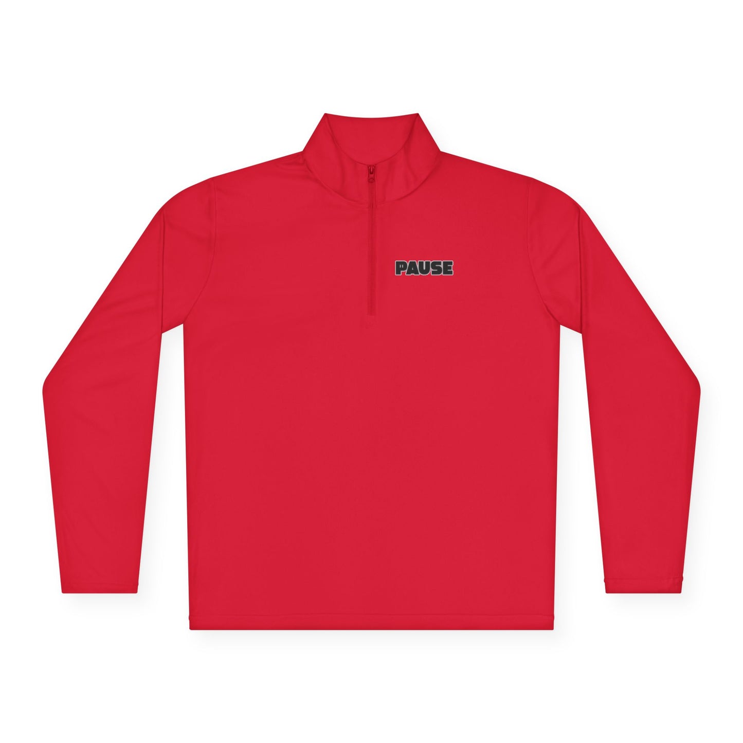 Pause Unisex Quarter-Zip Pullover - Relaxed Fit Casual Wear