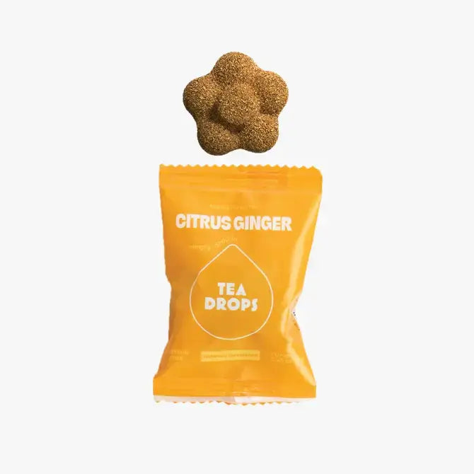 Citrus Ginger Tea Box- 10 Organic Tea Drops
