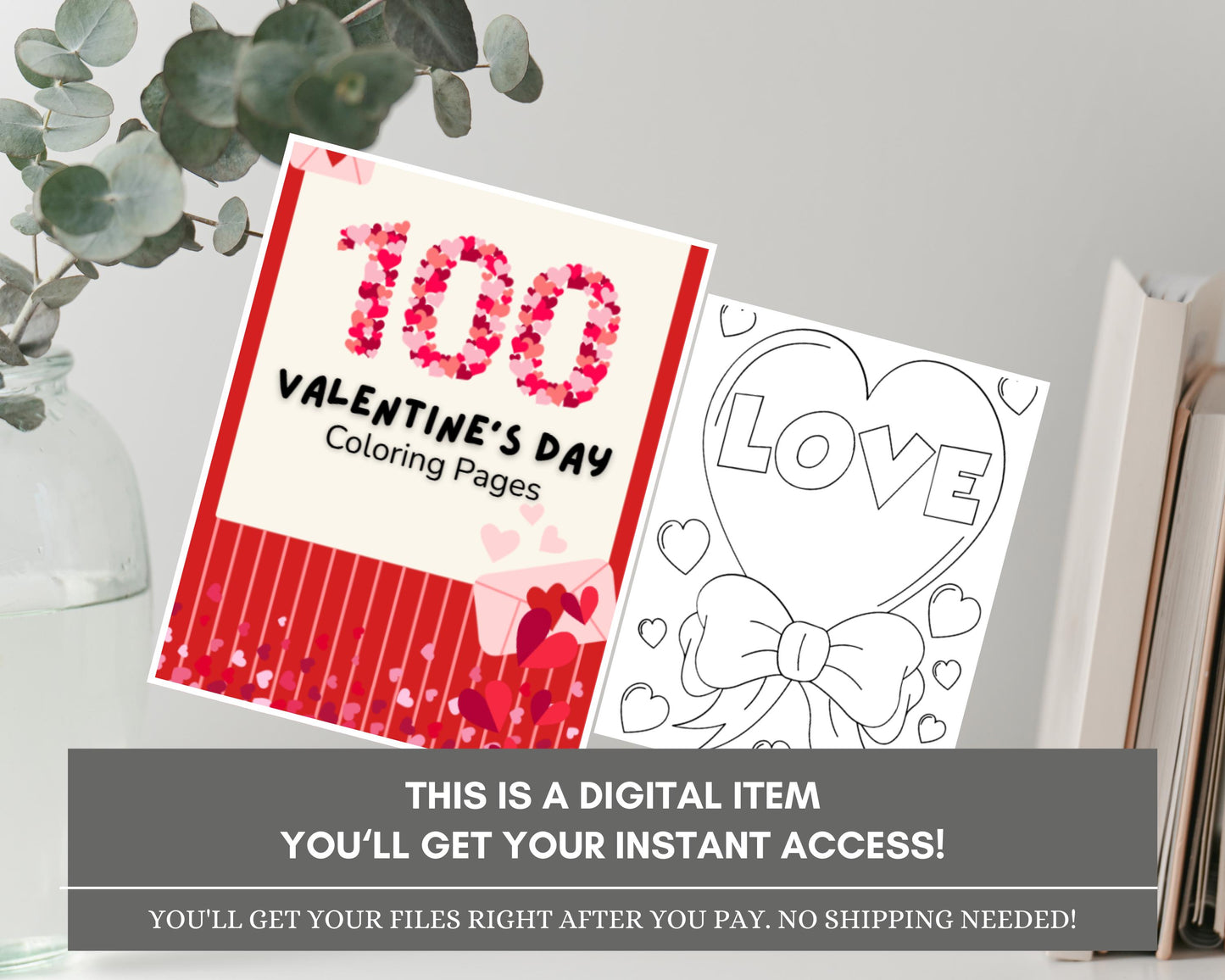 The image is a digital item that you'll get your instant access! You'll get your files right after you pay, no shipping needed!