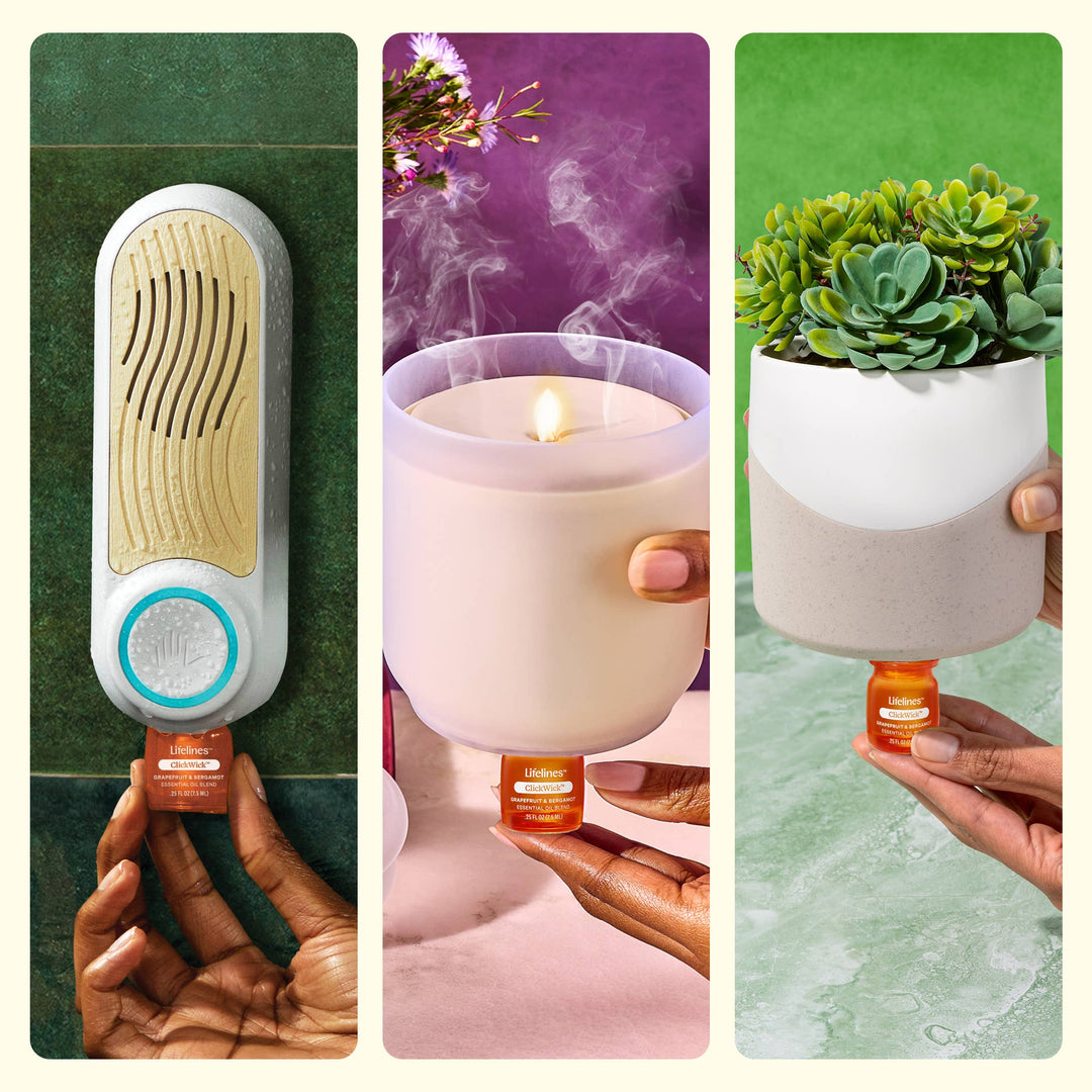 ClickWick Citrus Refill-For Candle/Plant/Shower Diffusers