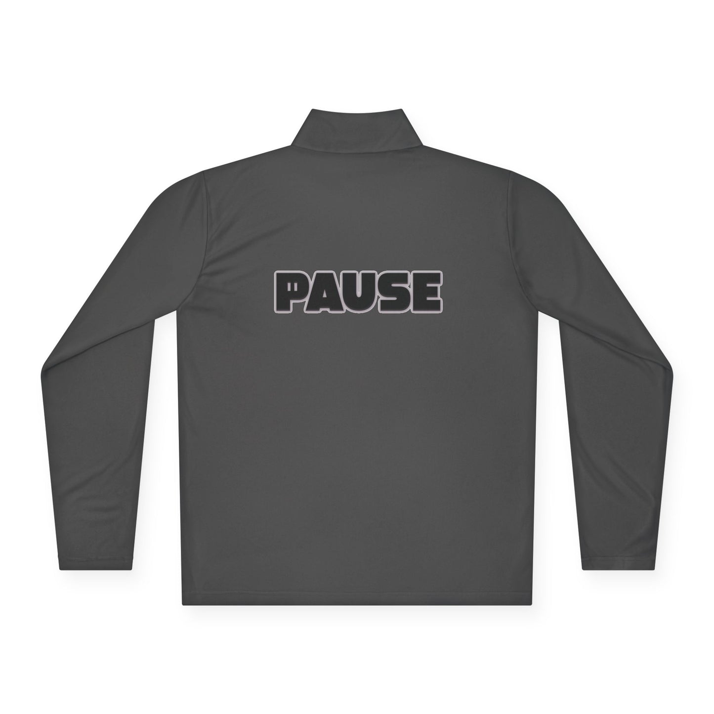 Pause Unisex Quarter-Zip Pullover - Relaxed Fit Casual Wear