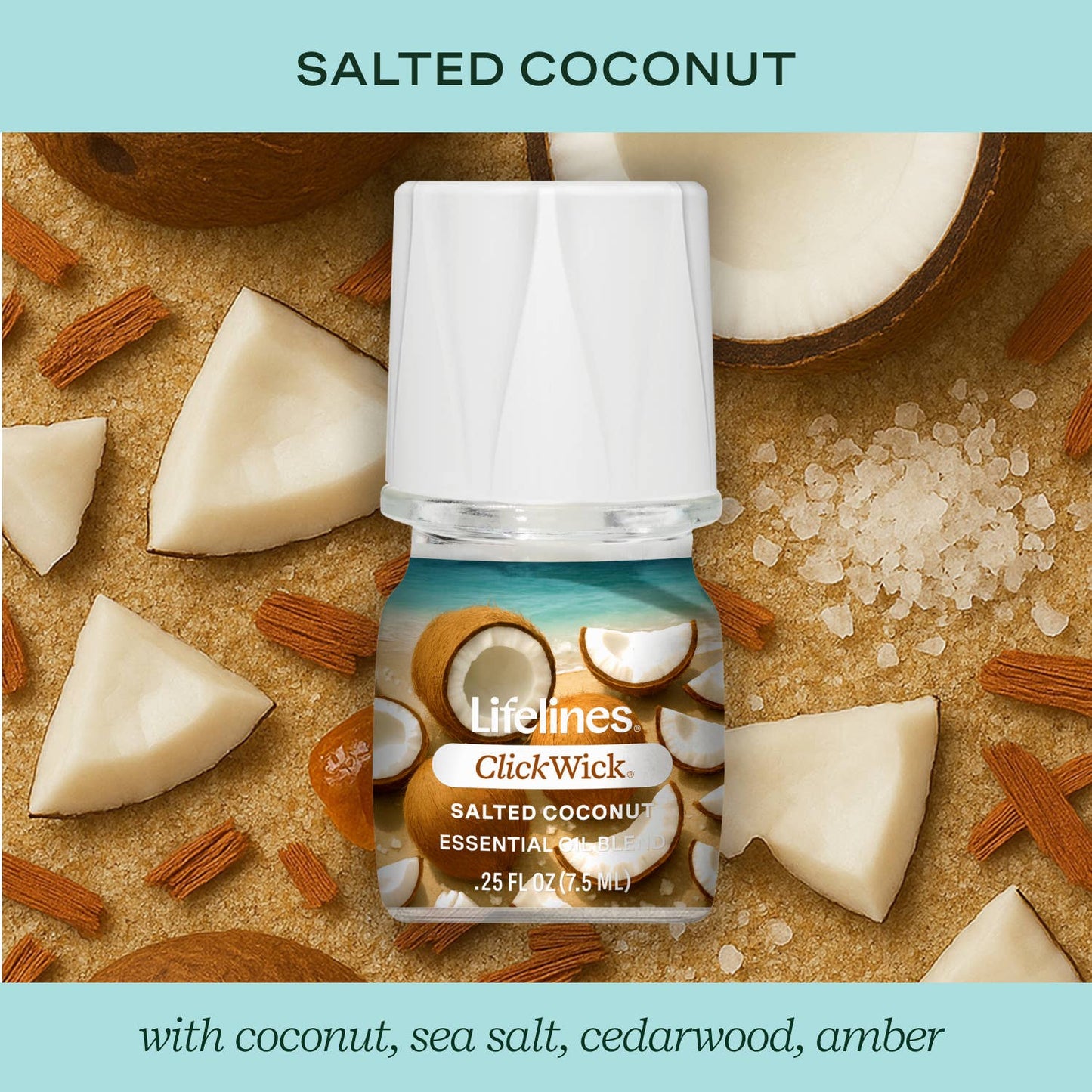 ClickWick Salted Coconut Refill