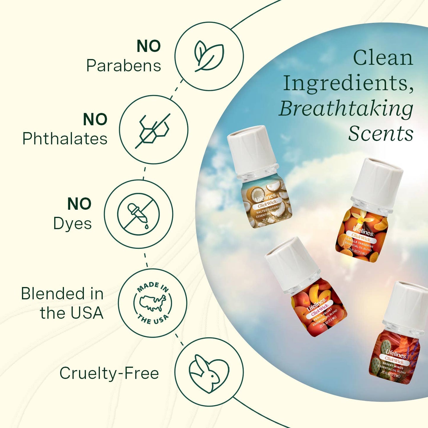 ClickWick Salted Coconut Refill