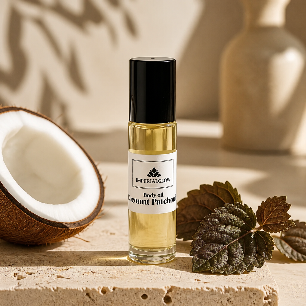 Imperial Glow body oil, alternate view