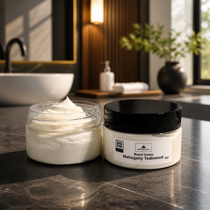 Imperial Glow Beard Cream in Mahogany Teakwood