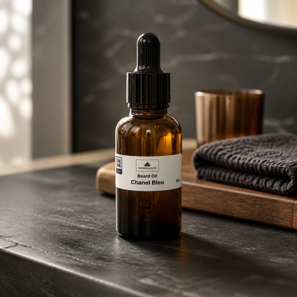 Imperial Glow Beard Oil in Bleu