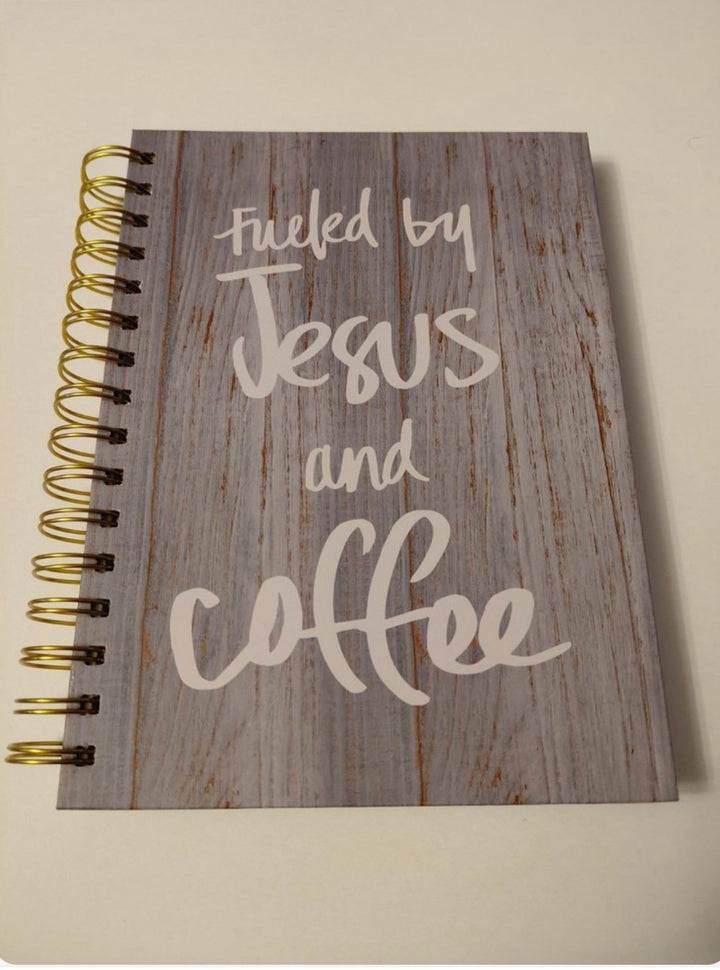 Fueled by Jesus and Coffee Notebook