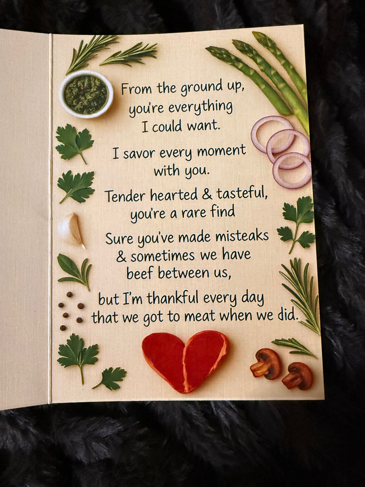 Happy Anniversary - I’m Glad We Got to Meat