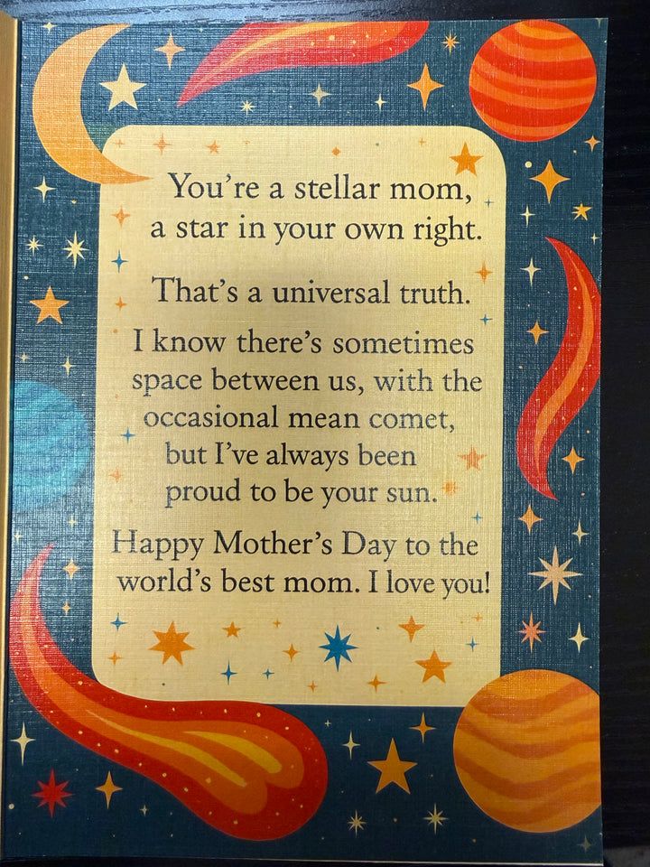 Mom You’re Out of This World