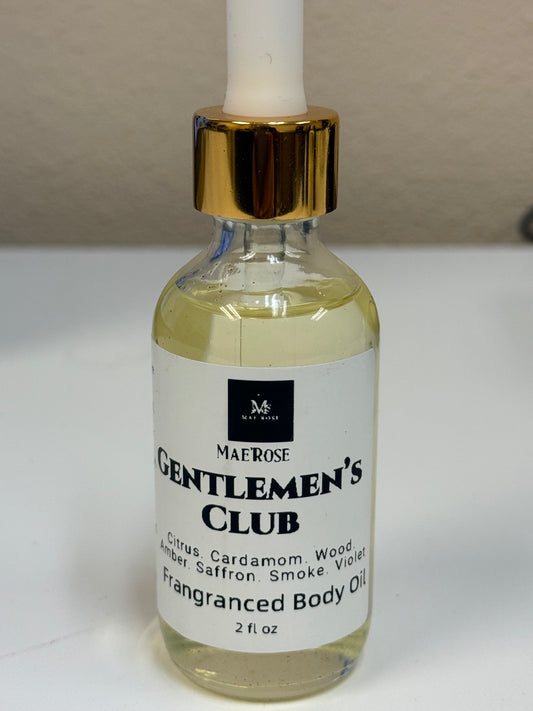 Gentlemen’s Club Fragranced Body Oil