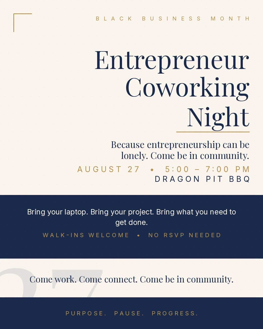 Entrepreneur Coworking Night