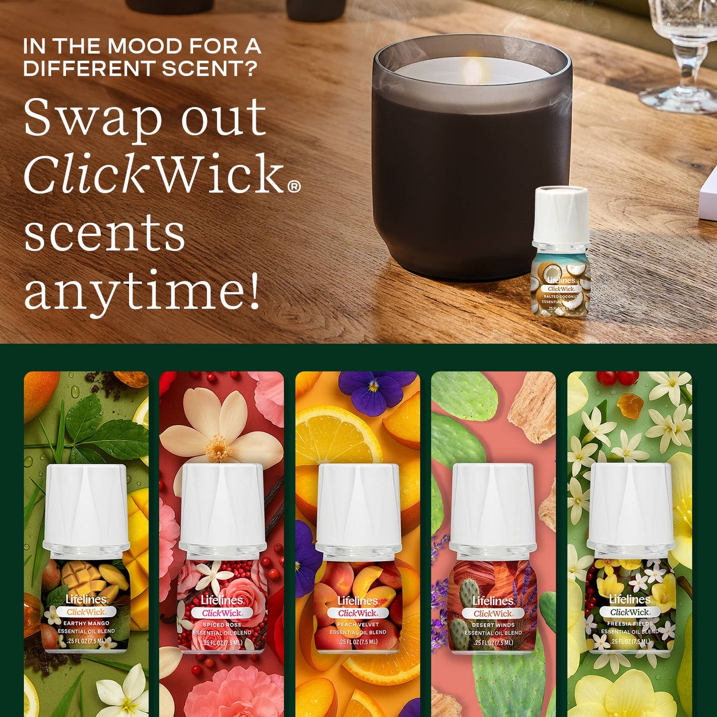 ClickWick Salted Coconut Refill
