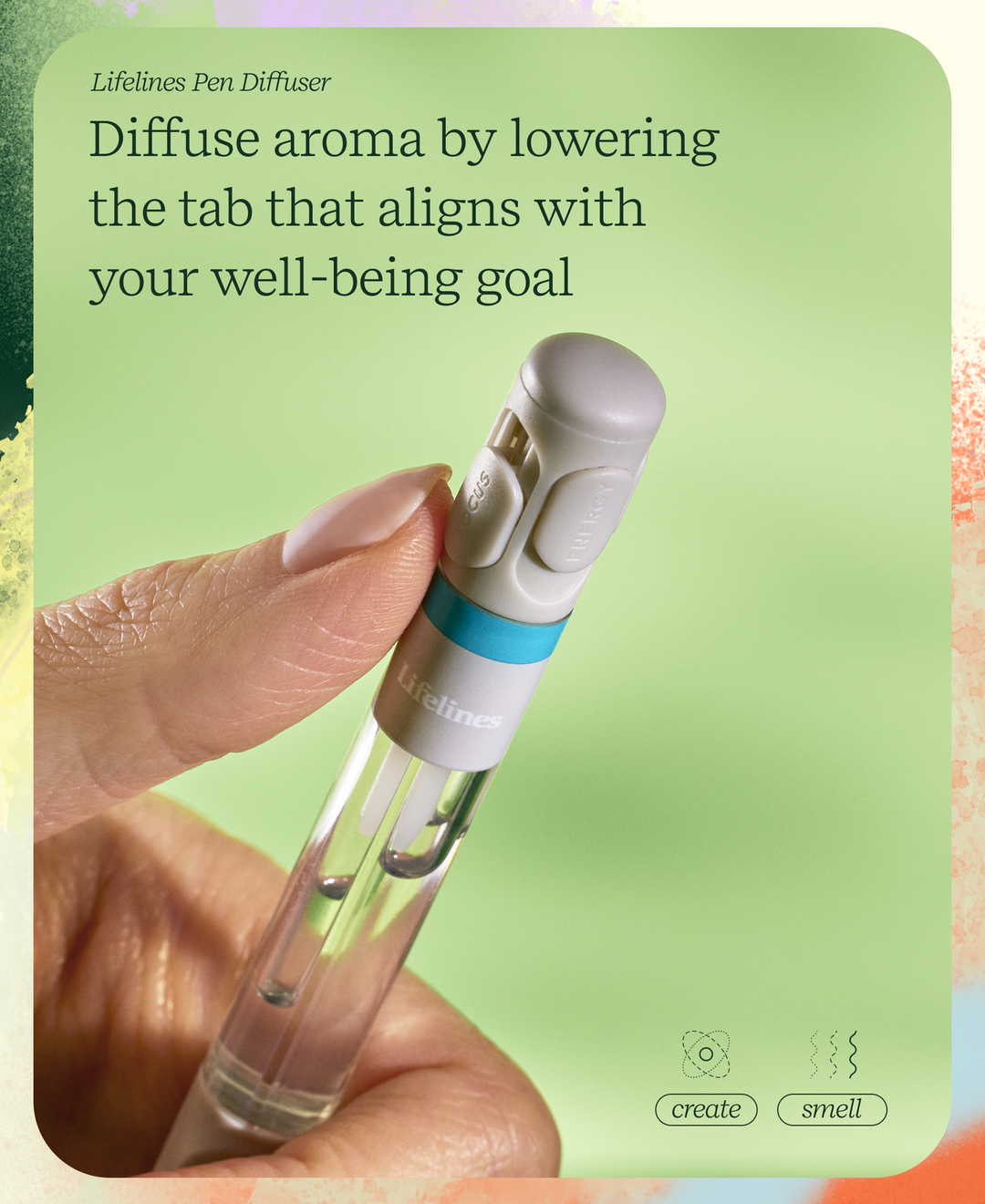 Lifelines Pen Diffuser with Essential Oil Blend - Crisp Mountain Air