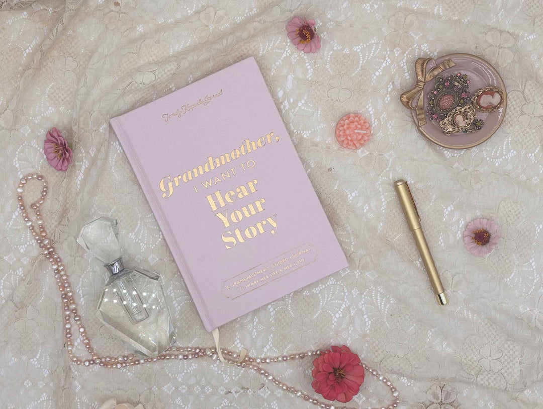 Grandmother, I Want to Hear Your Story Heirloom (Light Rose Color Version)
