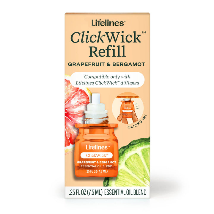 ClickWick Citrus Refill-For Candle/Plant/Shower Diffusers