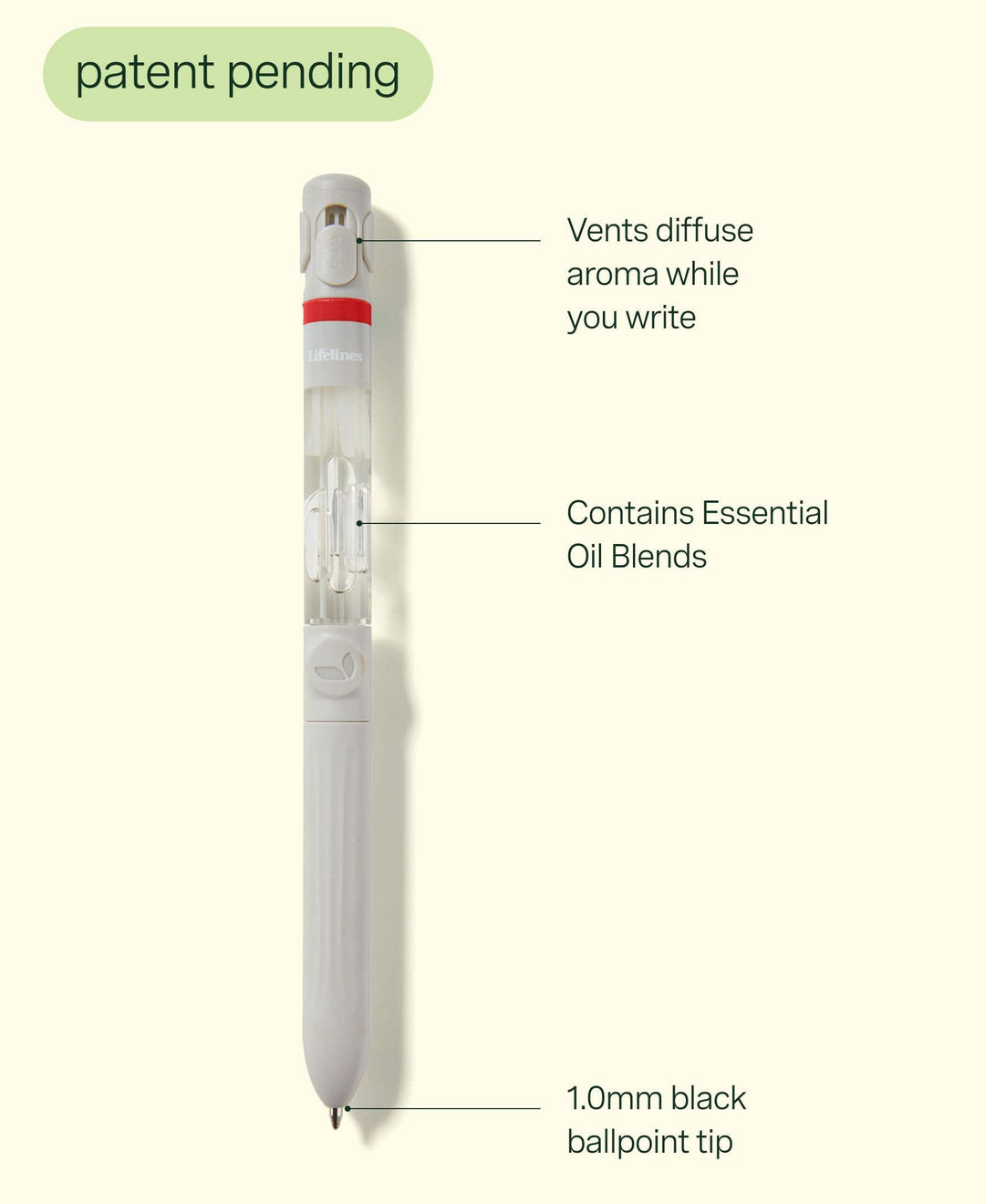 Lifelines Pen Diffuser with Essential Oil Blends-Spice Rush