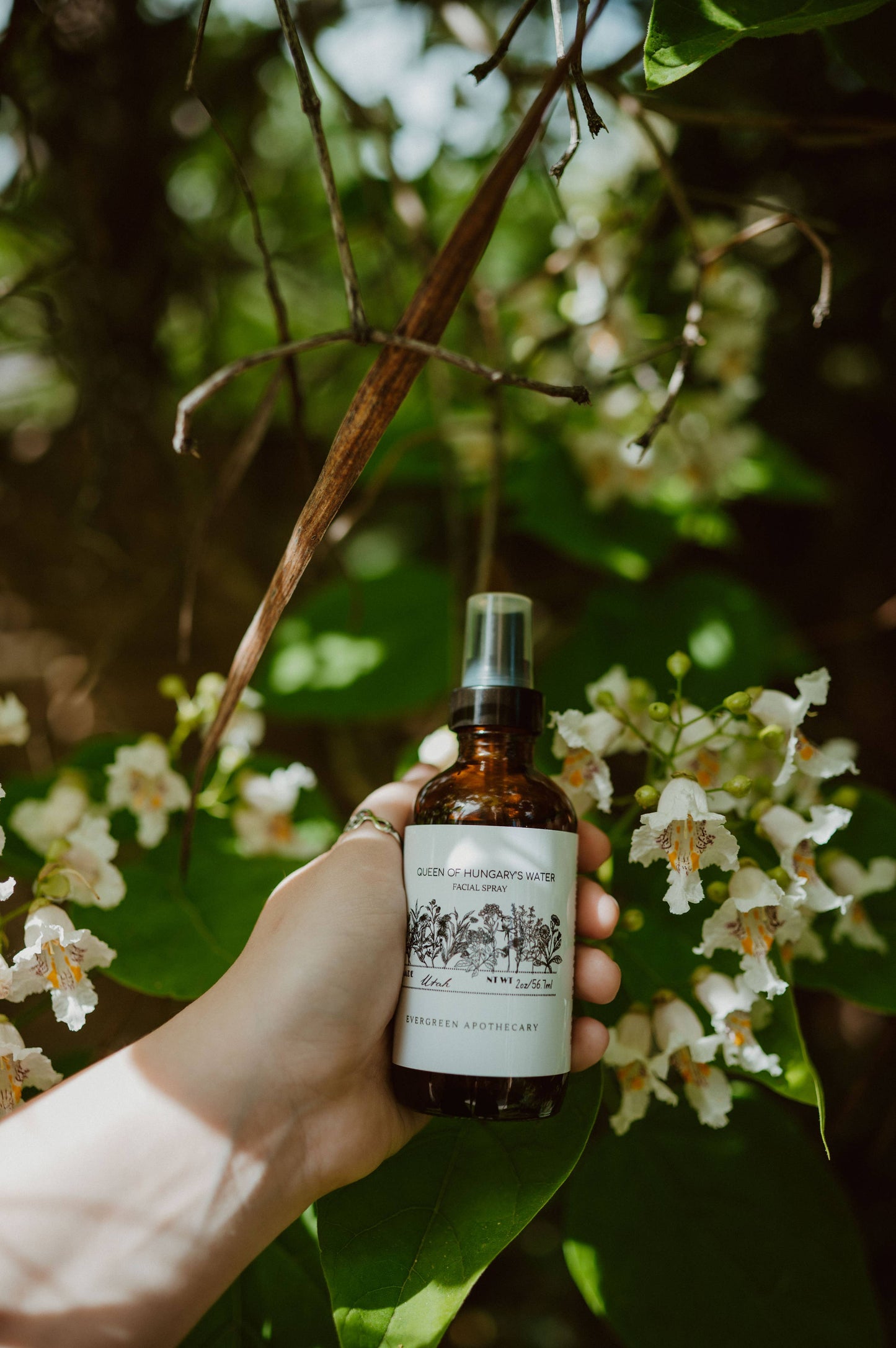 Queen Of Hungarys Water, Herbal Face & Body Spray