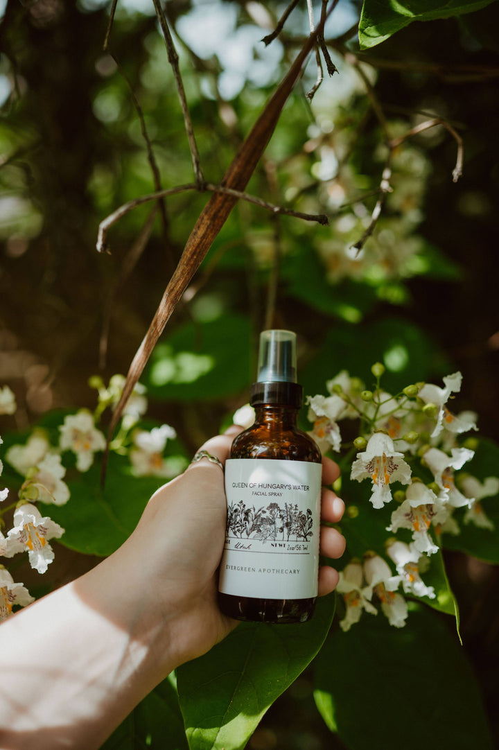 Queen Of Hungarys Water, Herbal Face &amp; Body Spray