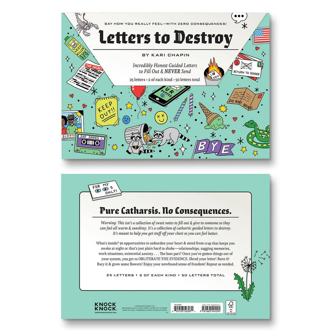 Letters to Destroy Journal