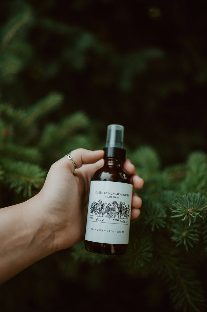 Queen Of Hungarys Water, Herbal Face &amp; Body Spray