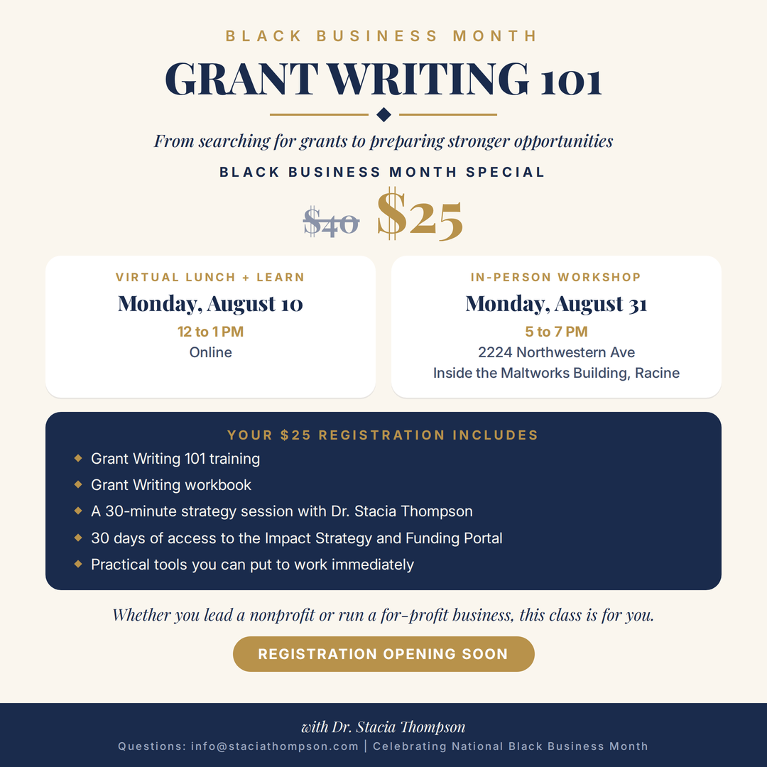 Grant Writing 101