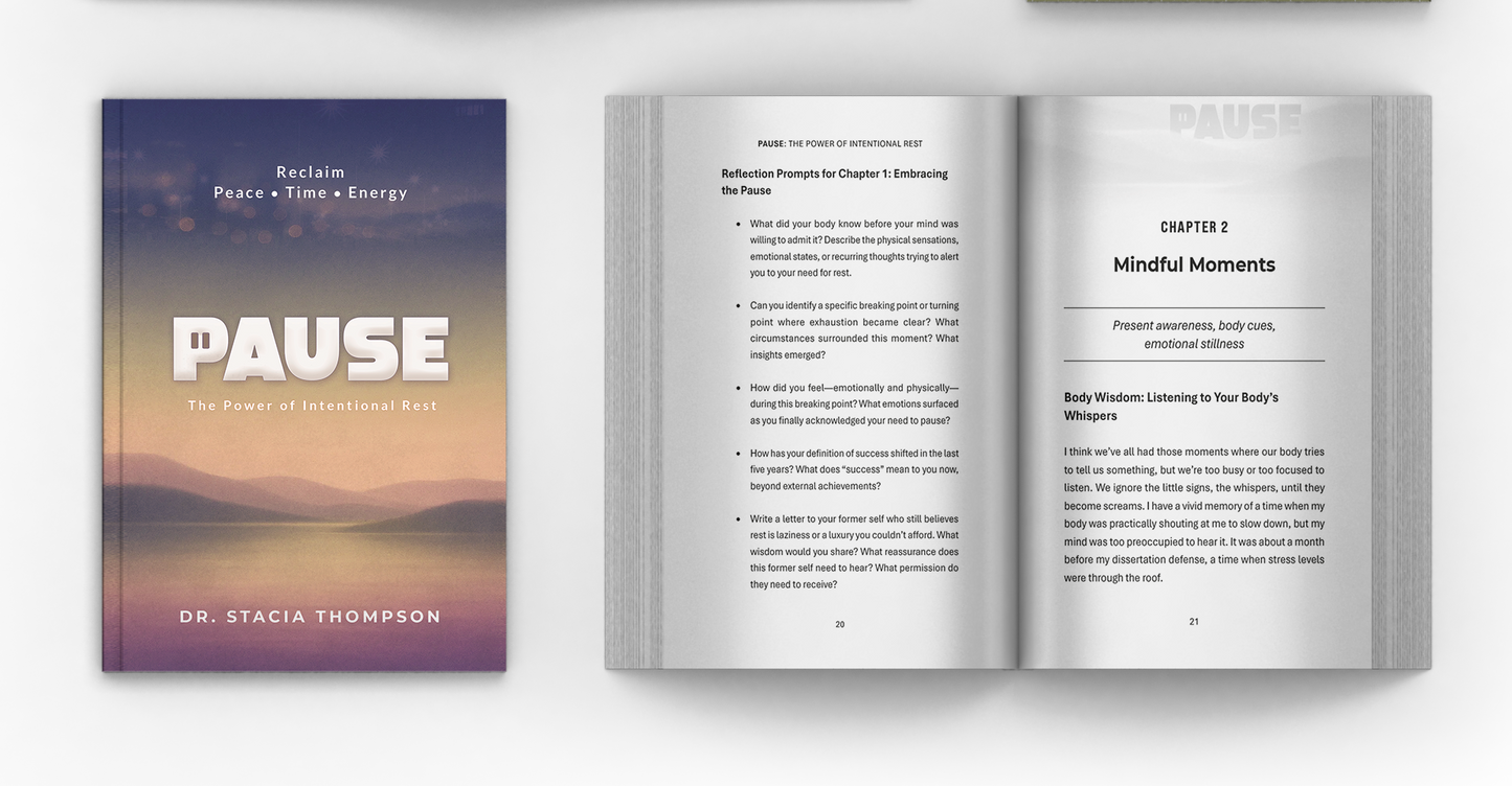 PAUSE: The Power Of Intentional Rest [BOOK]