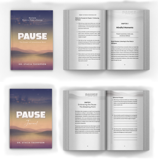 PAUSE: The Power Of Intentional Rest [BUNDLE, Book + Journal]