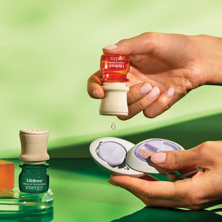 Lifelines Sensory Essentials Travel Set in use