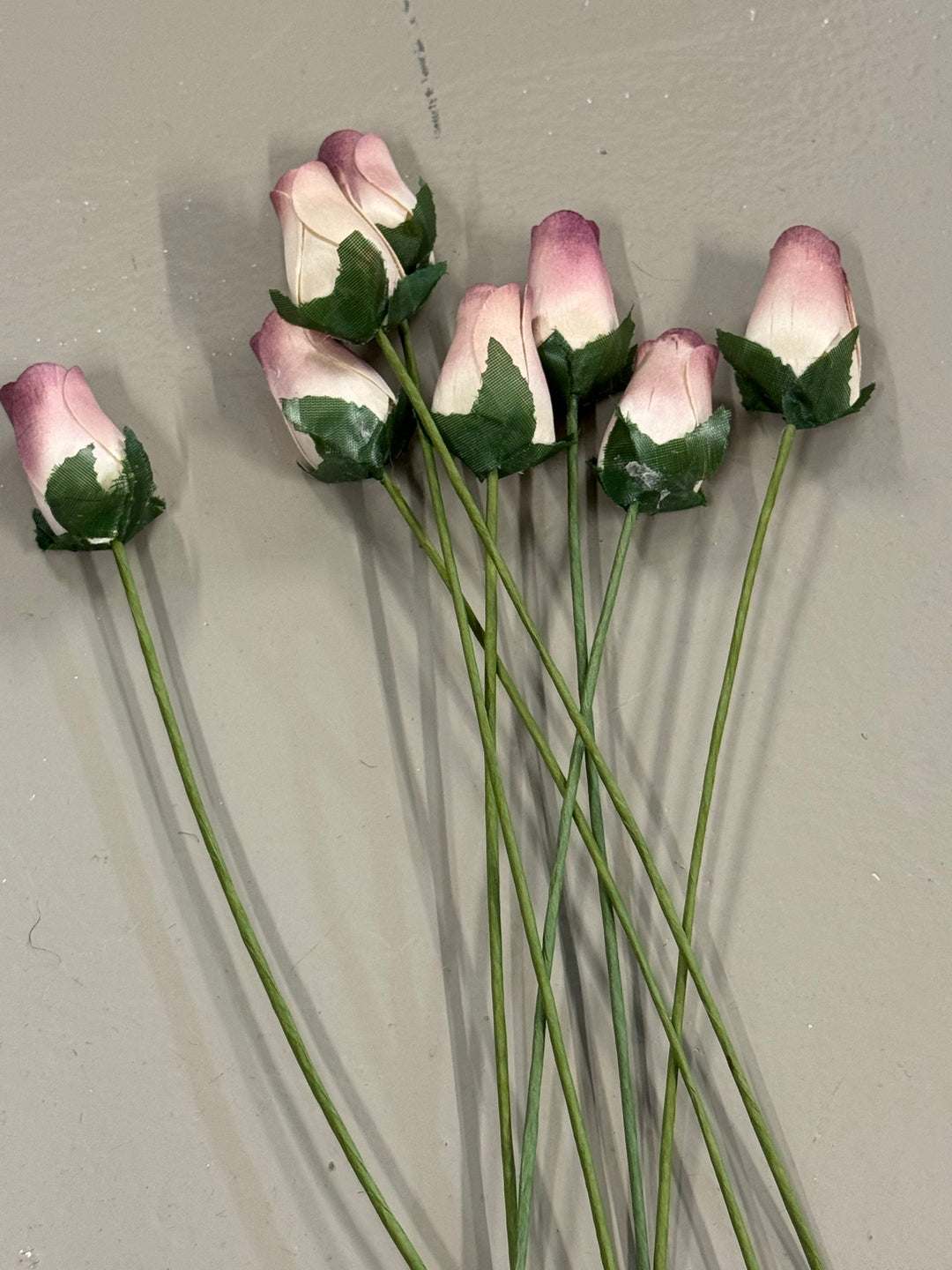Lavender Tipped wooden rose
